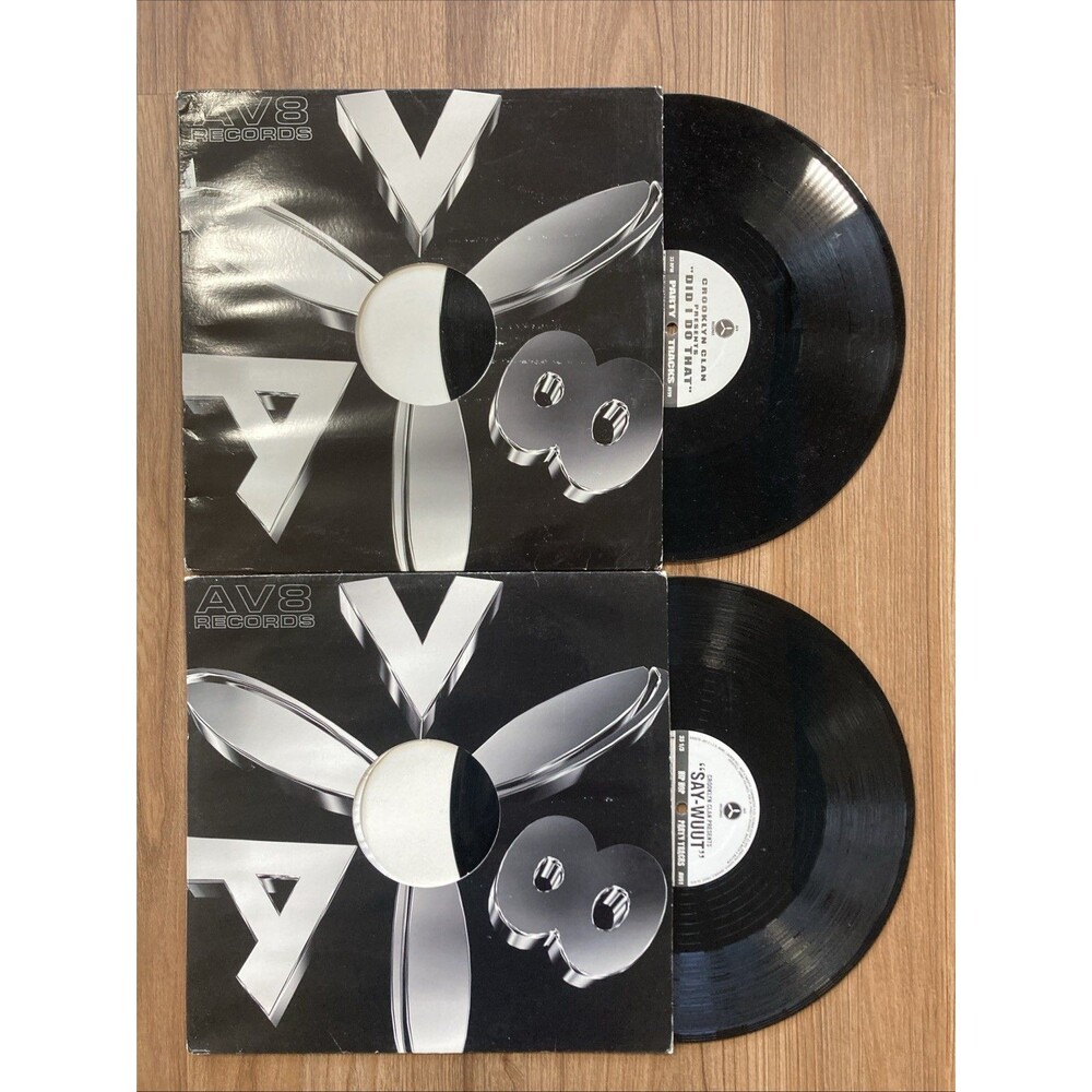 Crooklyn Clan Vinyl 90s 12" Single Lot • Set of  2 • Say-Wuut, Did I Do That